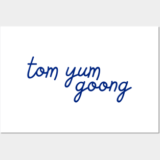 tom yum goong - Thai blue - Flag color Posters and Art